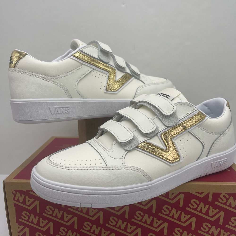 Vans WMNS Lowland Cc Velcro (Metallic V) Marshmallow/Gold Sneakers 
VN0A5DY89QT - Picture 10 of 16